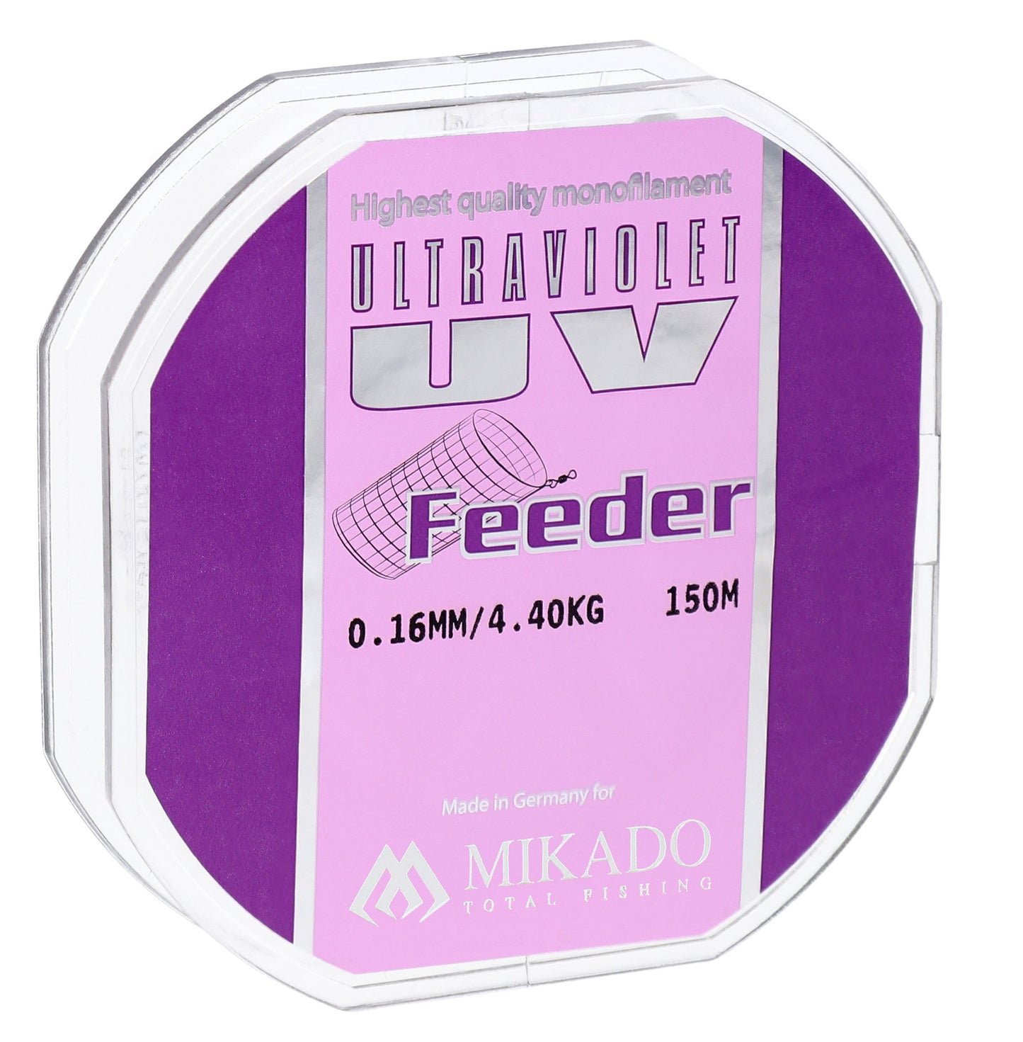 Mikado Schnur - Ultraviolet Feeder - 0.16mm/3.75kg/150m - 1 Spule