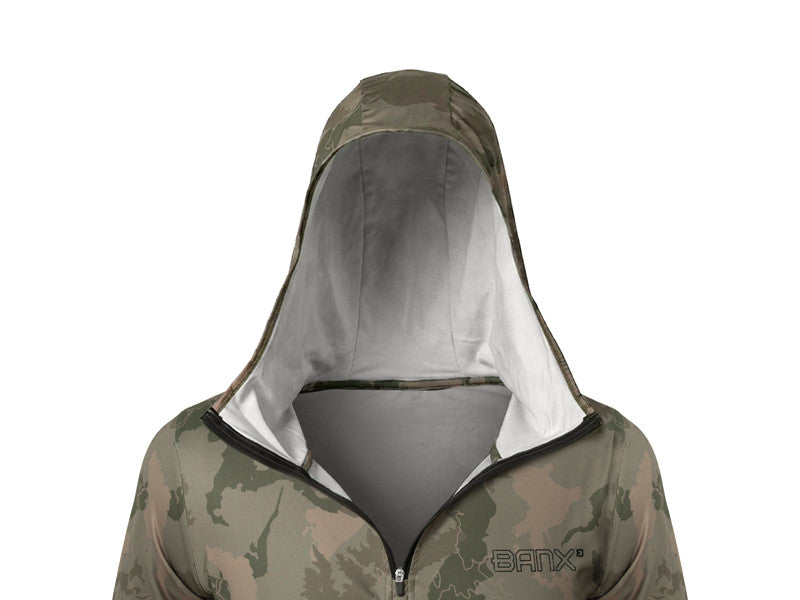 Delphin UV ARMOR 50+ Kapuzen-T-Shirt