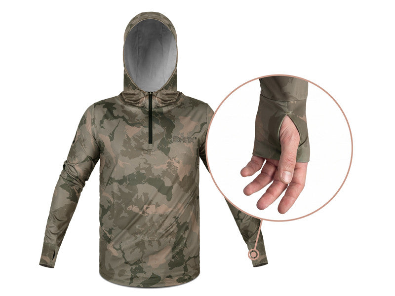 Delphin UV ARMOR 50+ Kapuzen-T-Shirt