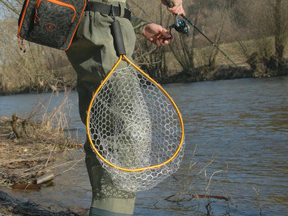 Forellenkescher Delphin SoftLUX weiches Netz