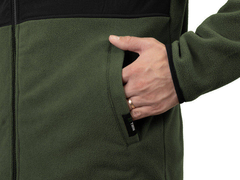 Fleecejacke mit dem Reißverschluss Delphin TWIN