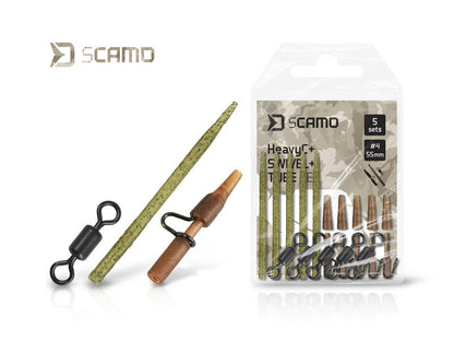 Set Delphin sCAMO HeavyC + Swivel + Tube 5 Sets