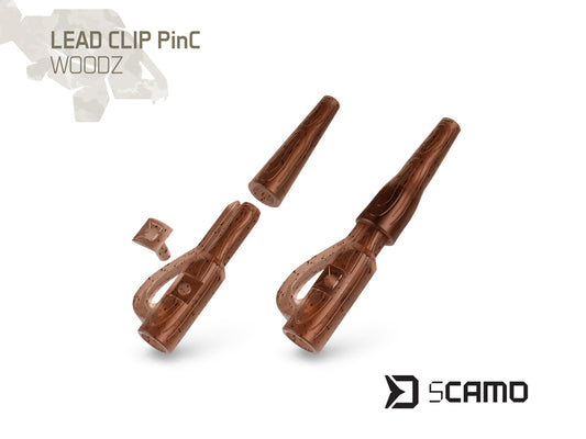 Klip na olovo Delphin sCAMO PinC WOODZ /10ks
