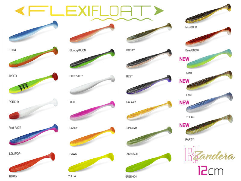 Gummiköder Delphin ZANDERA FlexiFLOAT UVs / 5St.